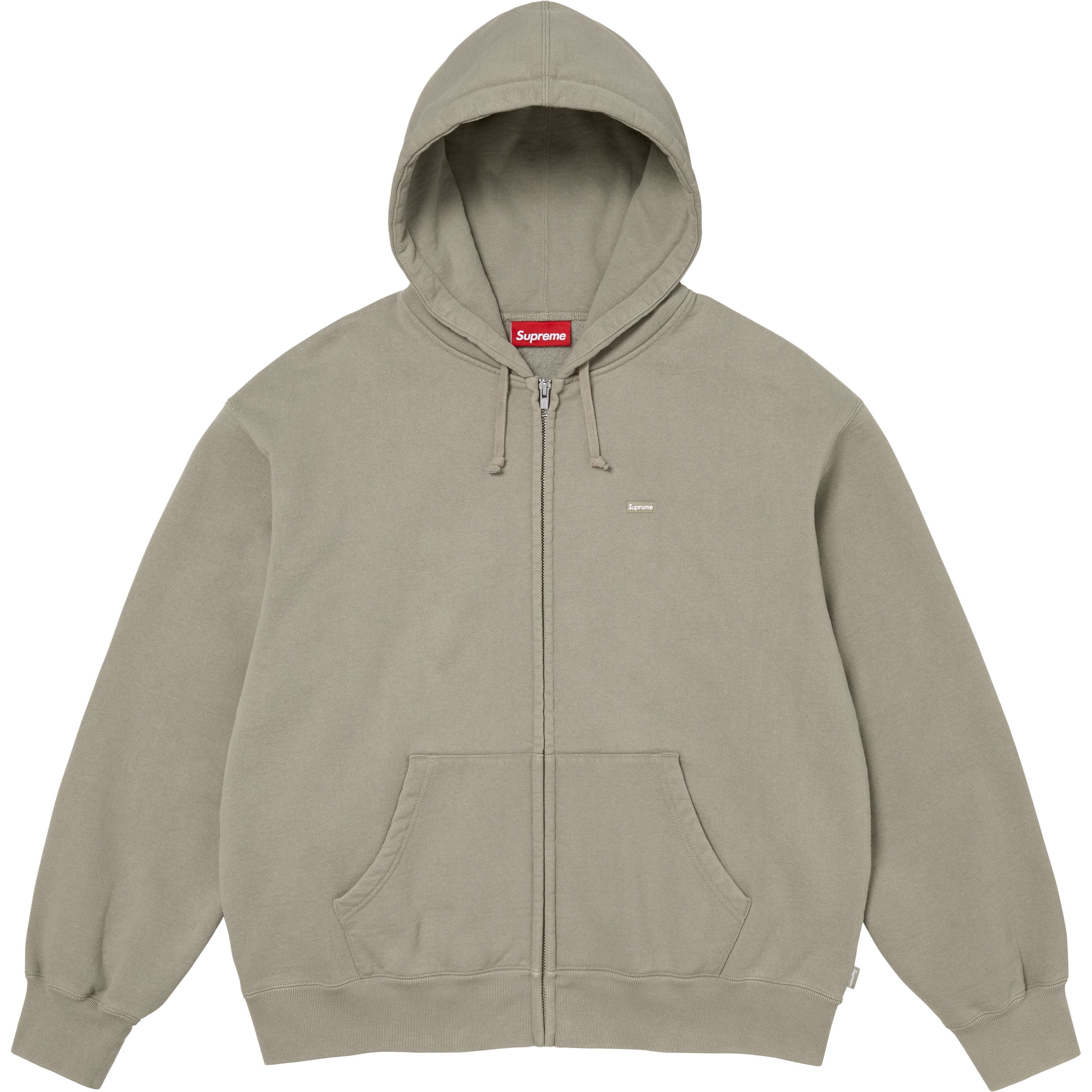 Small Box Zip Up Hooded Sweatshirt view 2